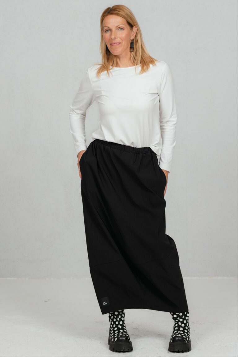 Long skirt Mite, black - Image 6