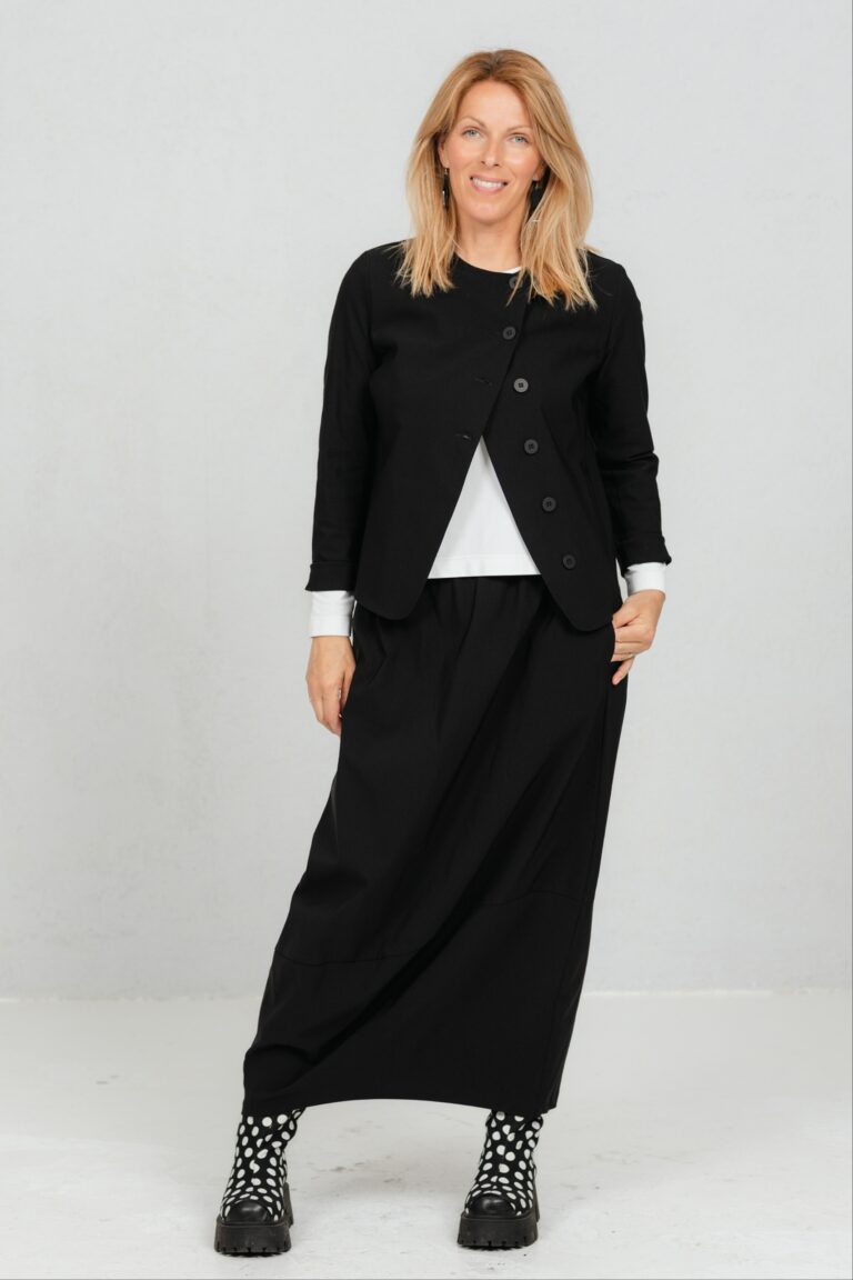 Long skirt Mite, black - Image 8