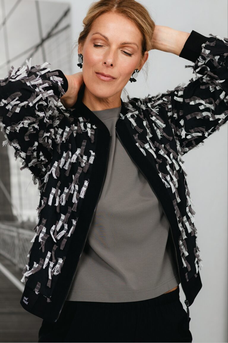Fringed Bomber Jacket Yosei - Image 5