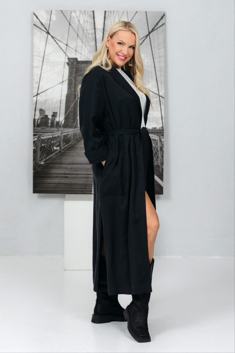 Lightweight long overcoat Mimo - Image 9