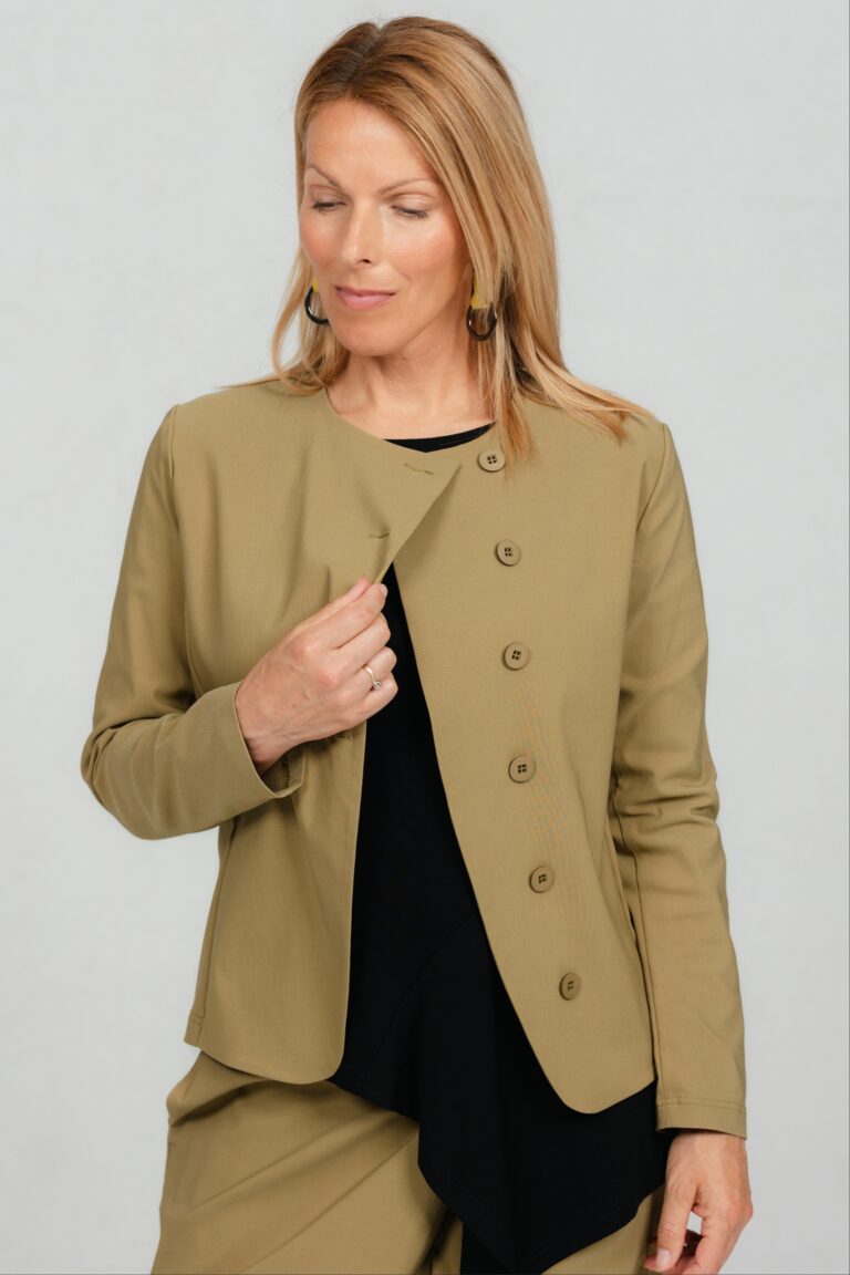 Light jacket Fukumu, mustard