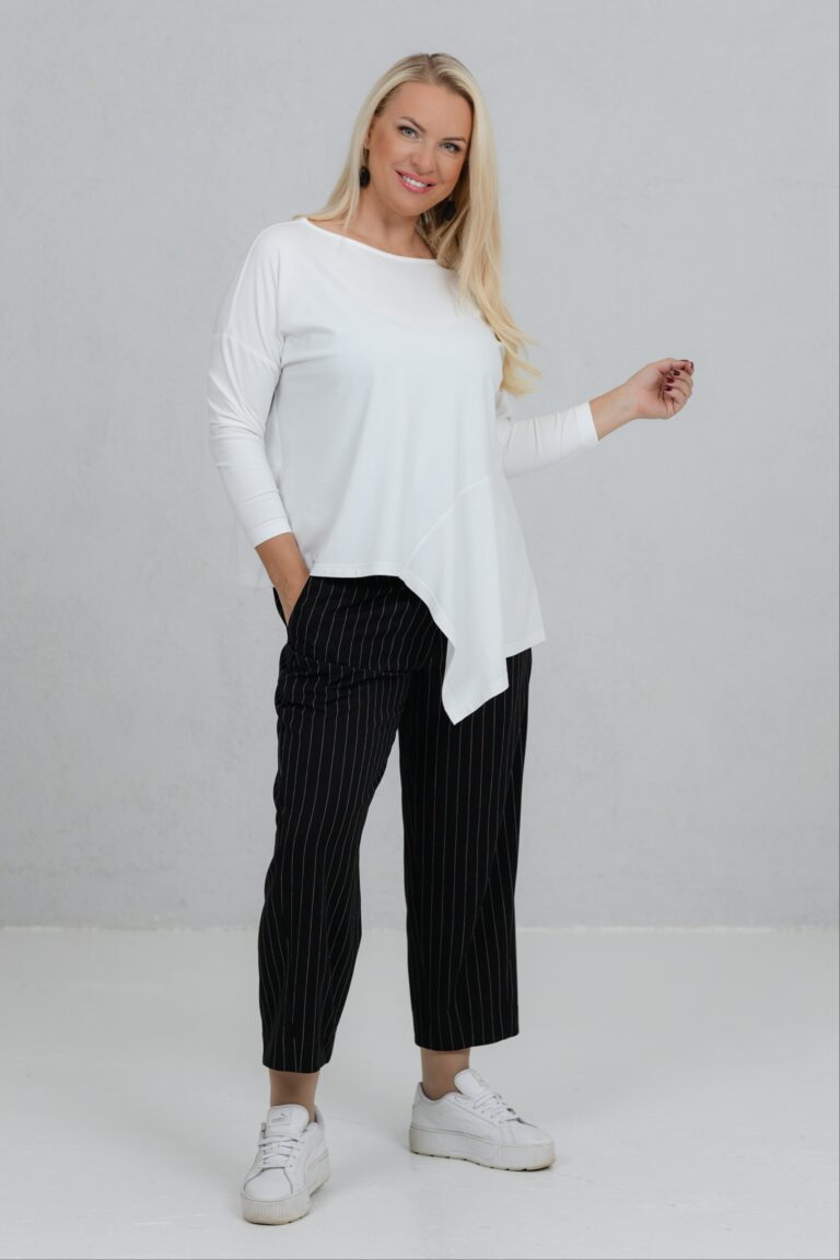 Elegant striped trousers Tsuba
