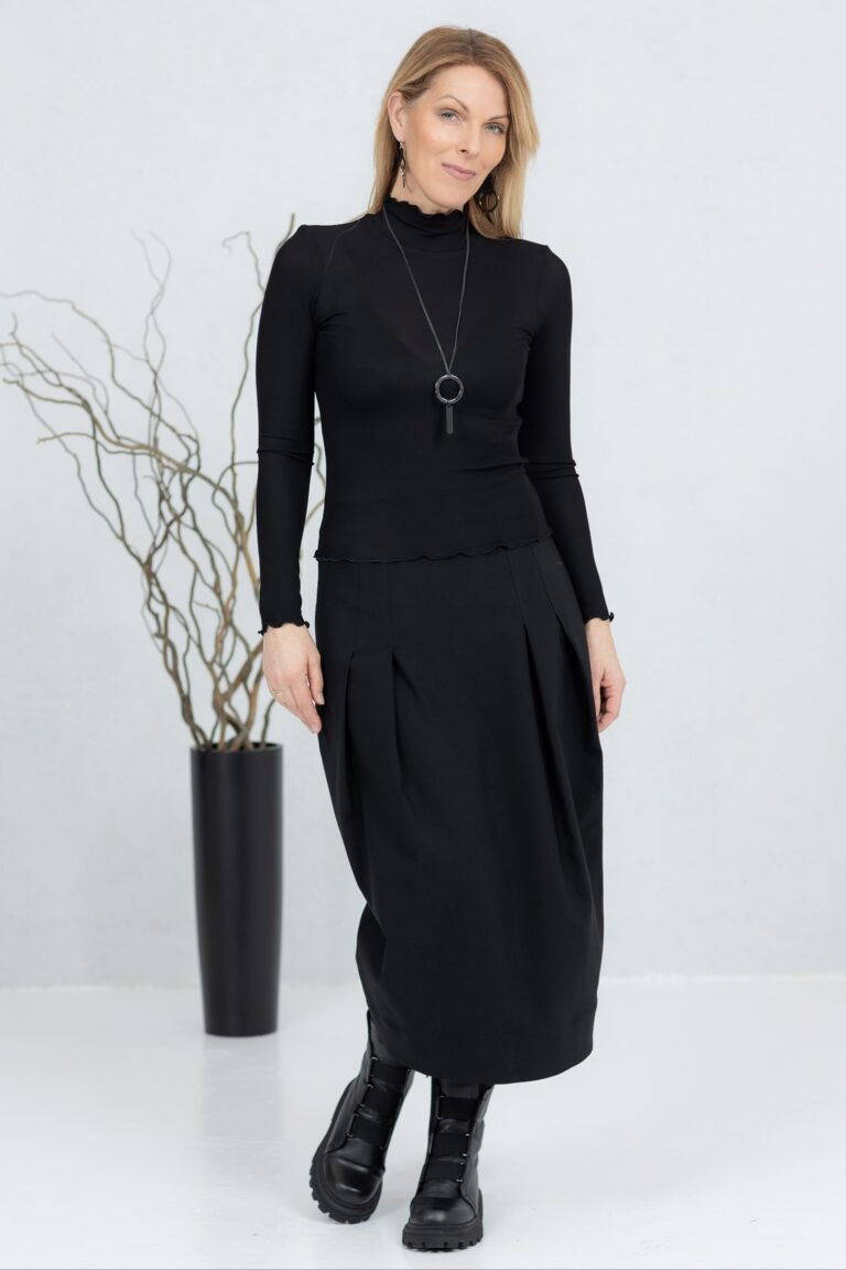 Goshi, tulle skirt, black