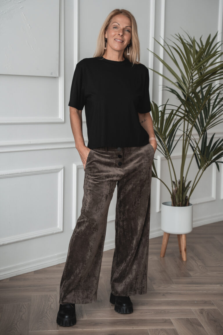 velvet pants by Tsuba Ni