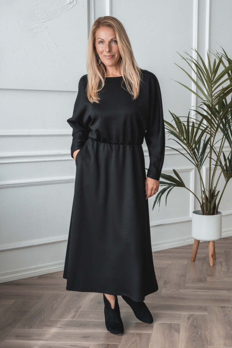 Keiko's Long Black Dress